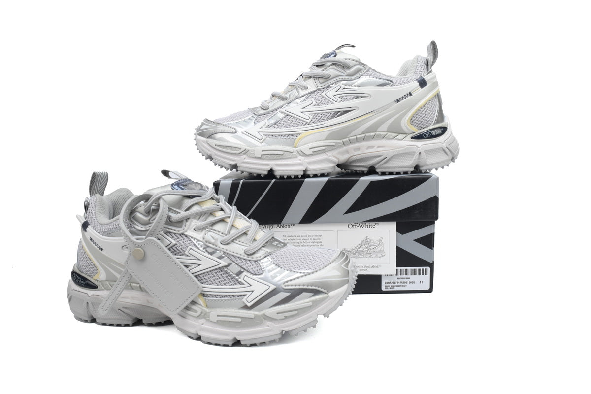 OFF-White Be Right Back White Gray