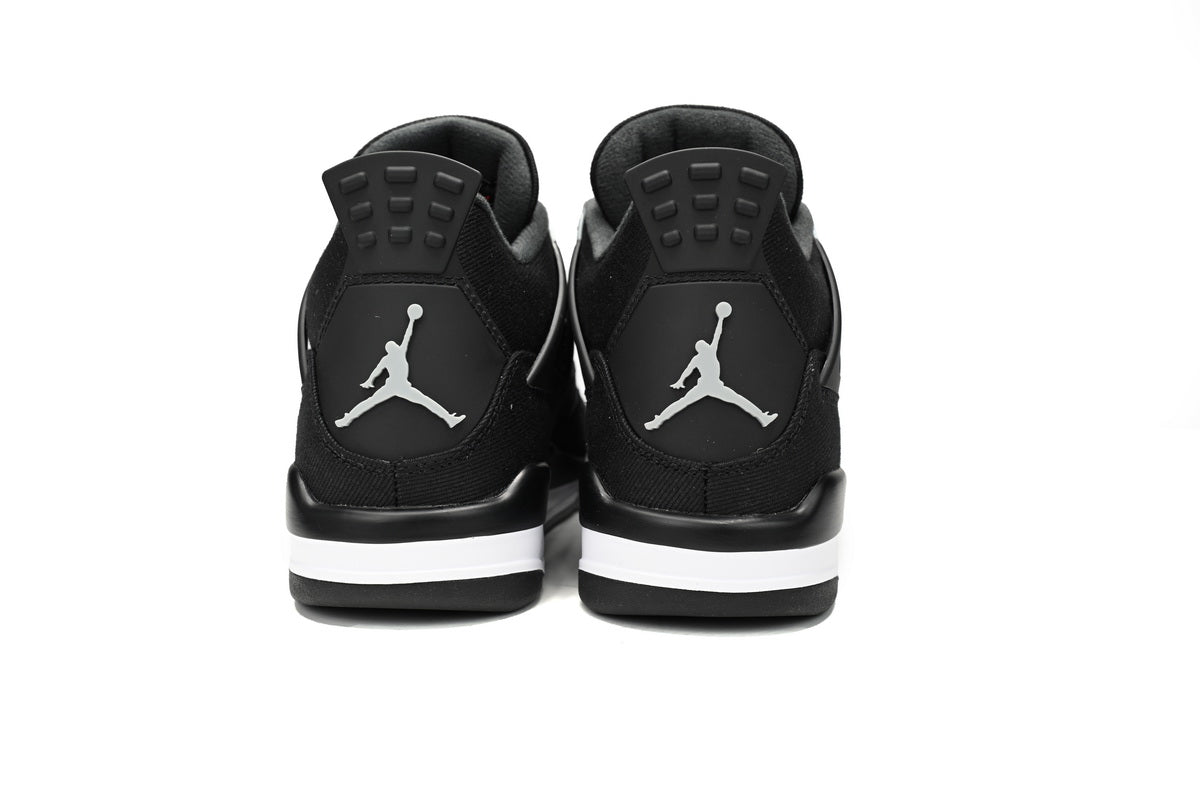 Air Jordan 4 Retro Black Canvas - Repcity