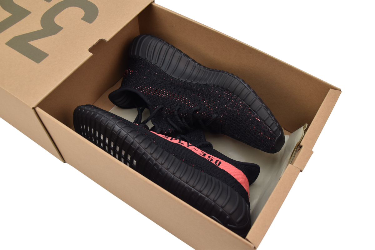 Yeezy Boost 350 V2 Core Black Red - Repcity