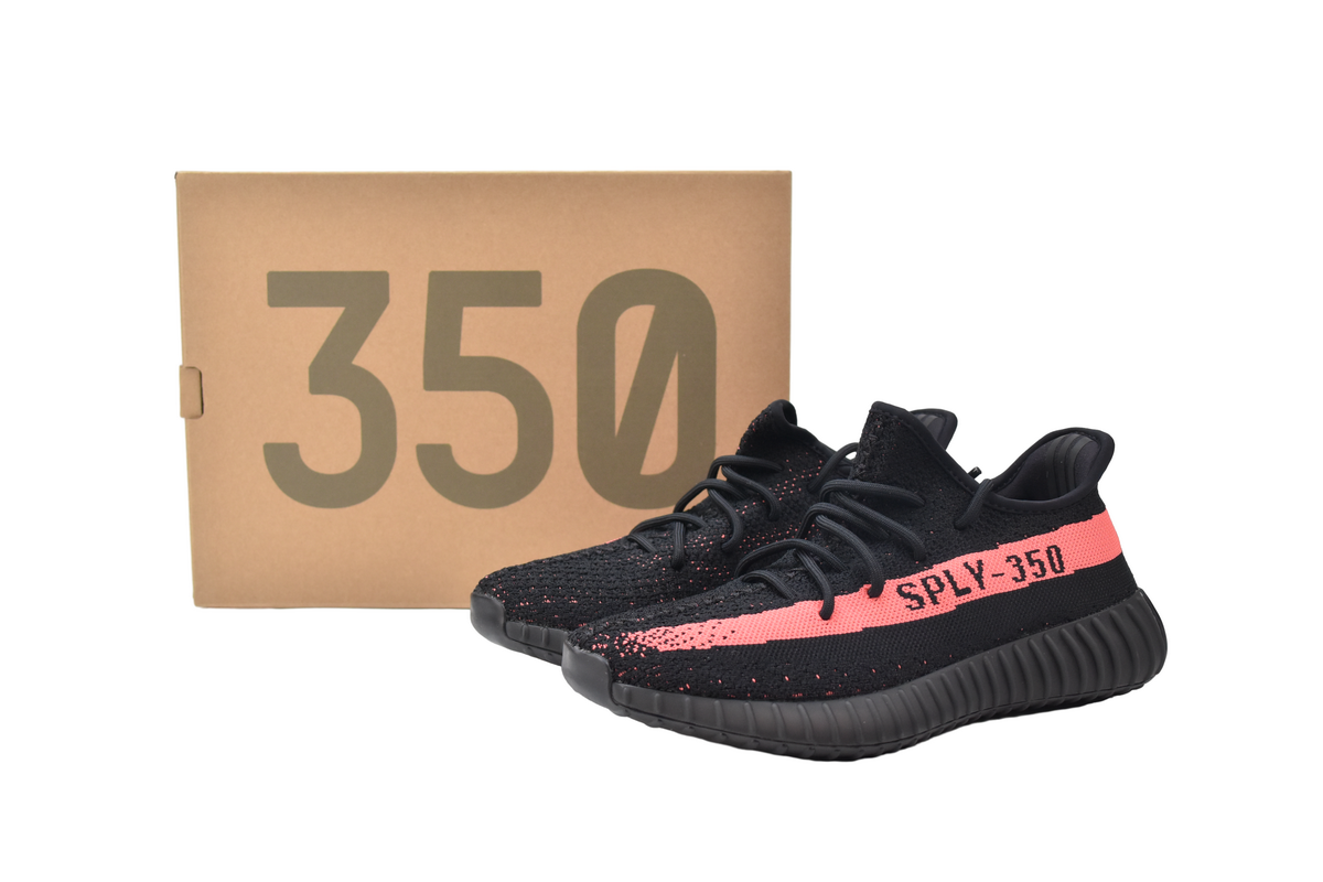 Yeezy Boost 350 V2 Core Black Red - Repcity