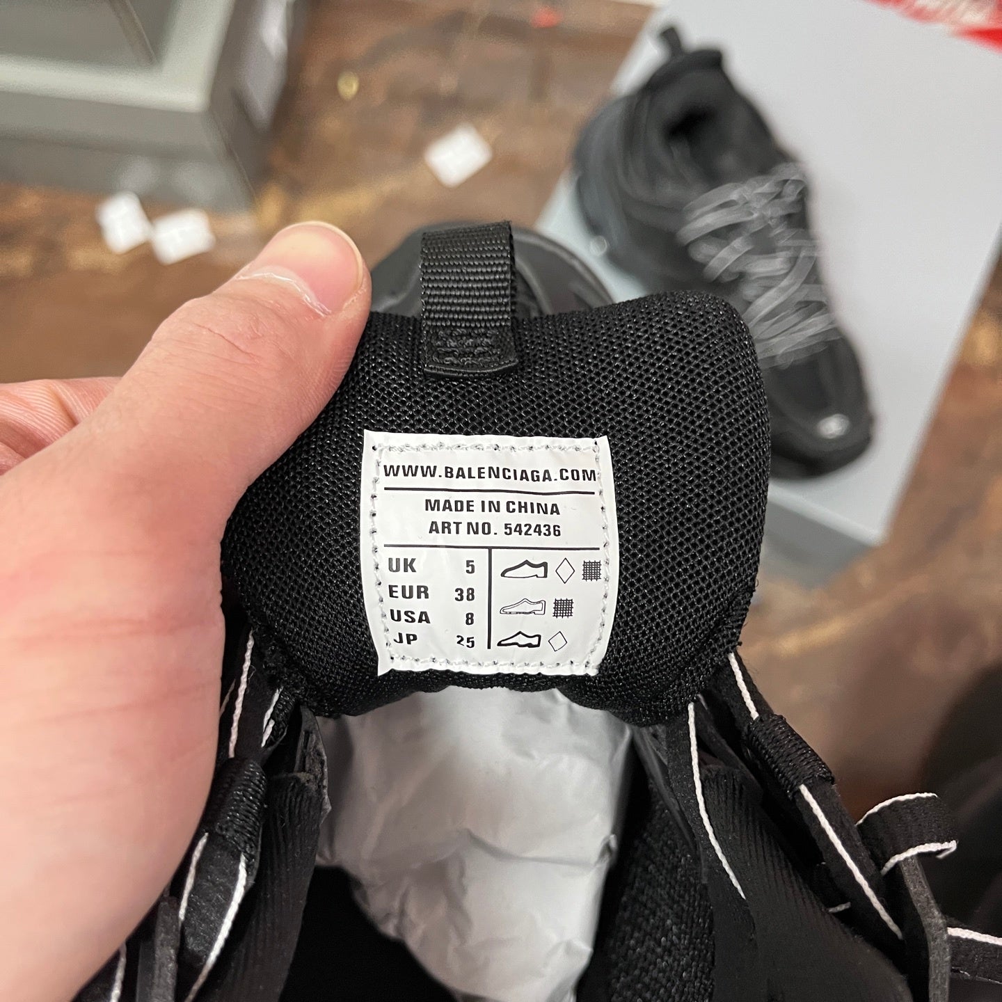 Balenciaga Track Black