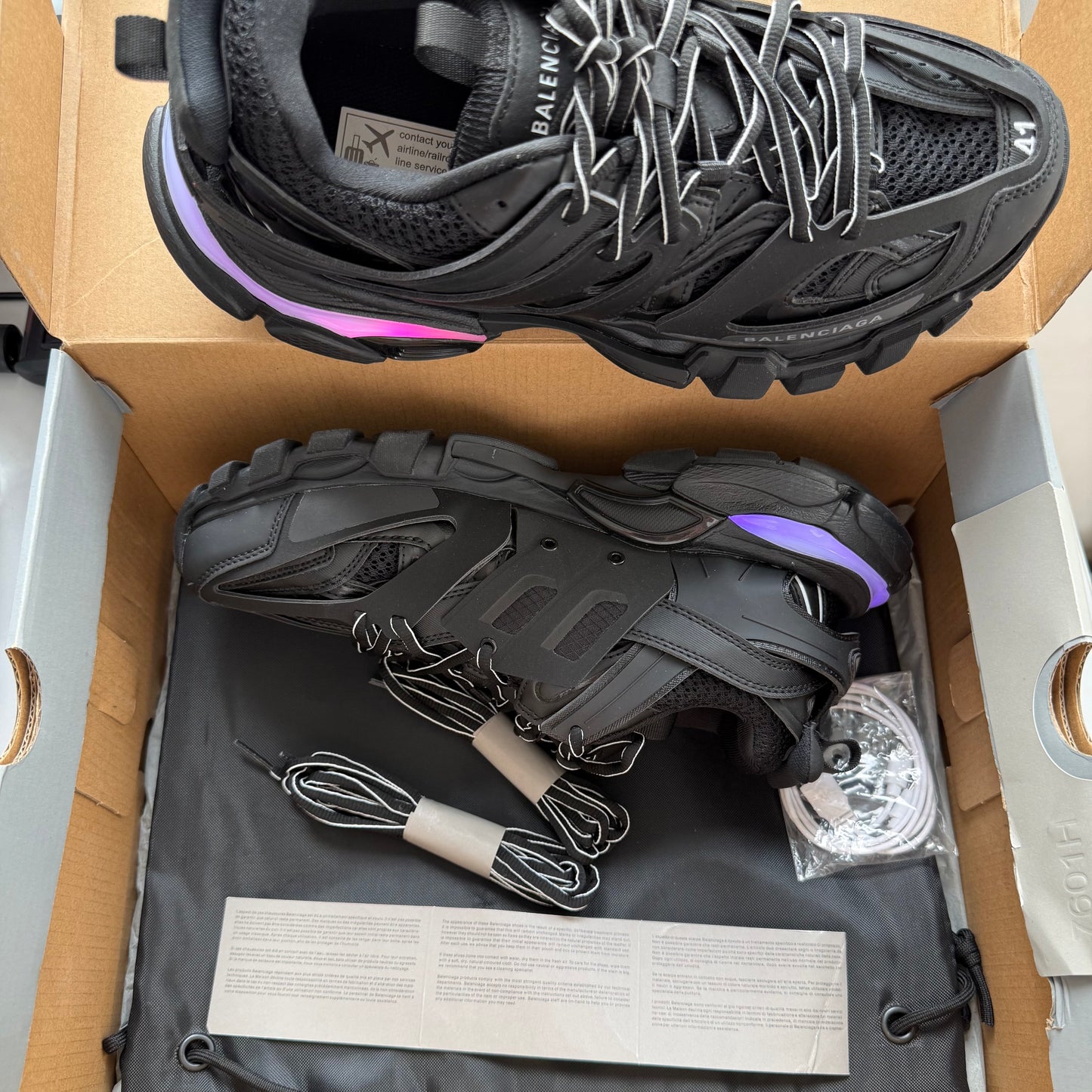 Balenciaga Track LED Black