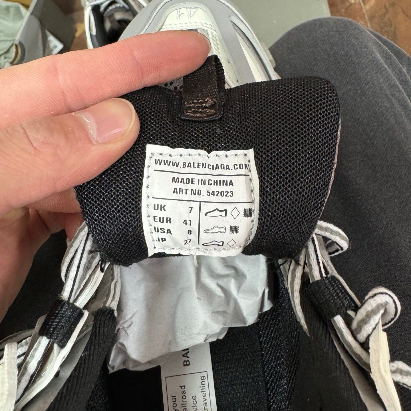 Balenciaga Track LED Dark Grey