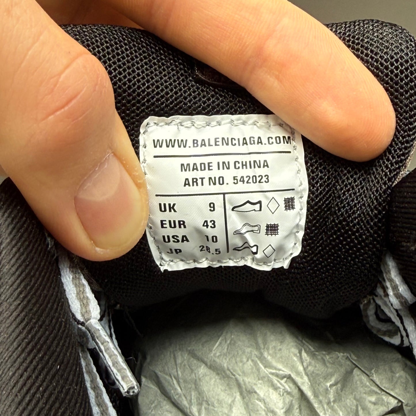 Balenciaga Track LED Dark Grey